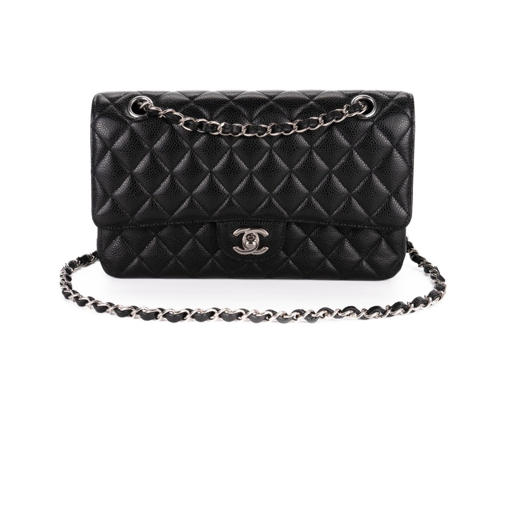 Chanel Medium Classic Flap with Silver Hardware- Used - Picture 11 of 13